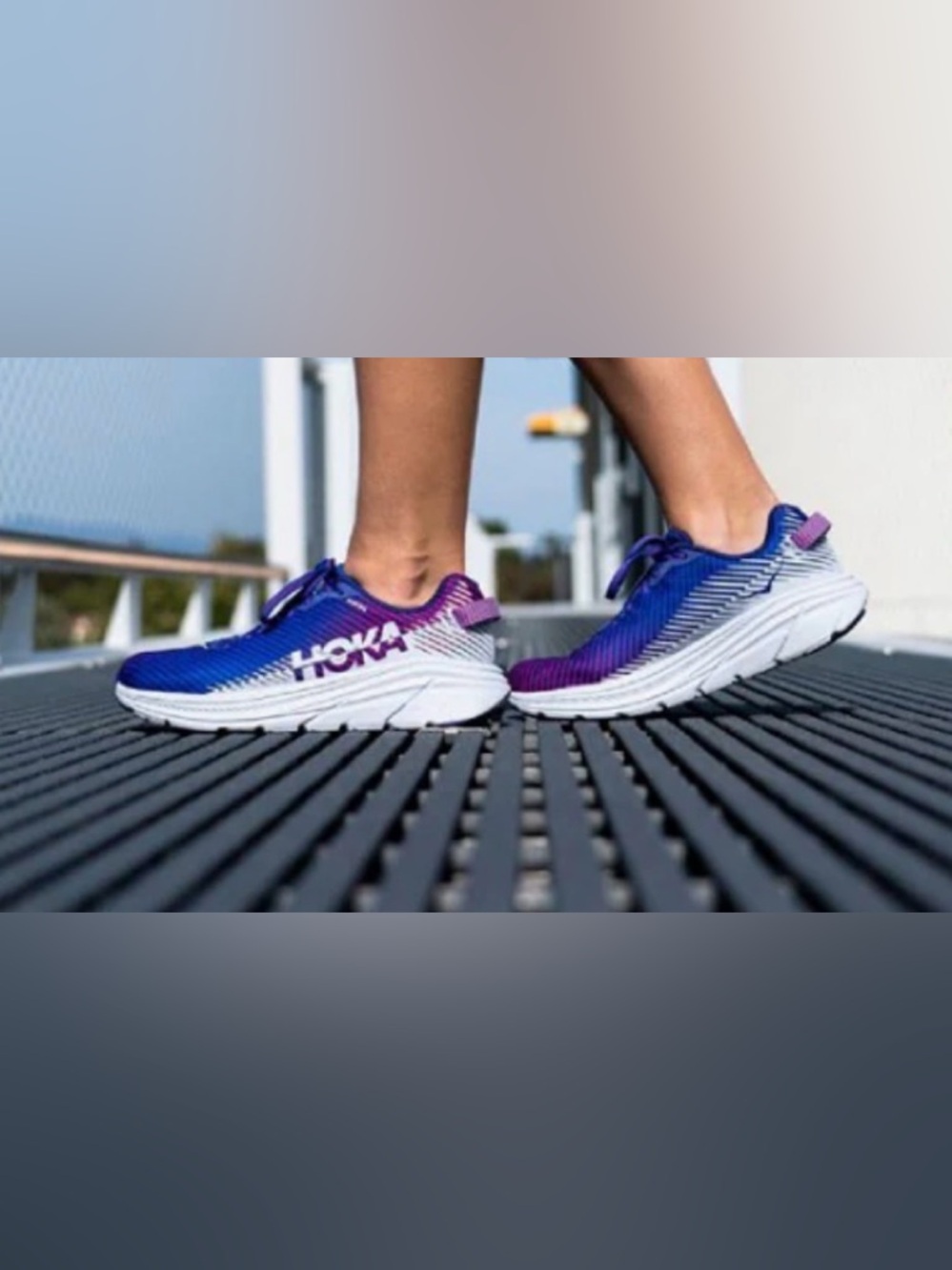 Hoka One One Women's Rincon 2
Athletic Running Shoe in Clematis Blue/Arctic
11